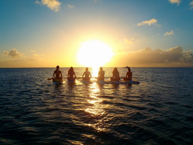 Stand Up Paddle Boarding in Barbados