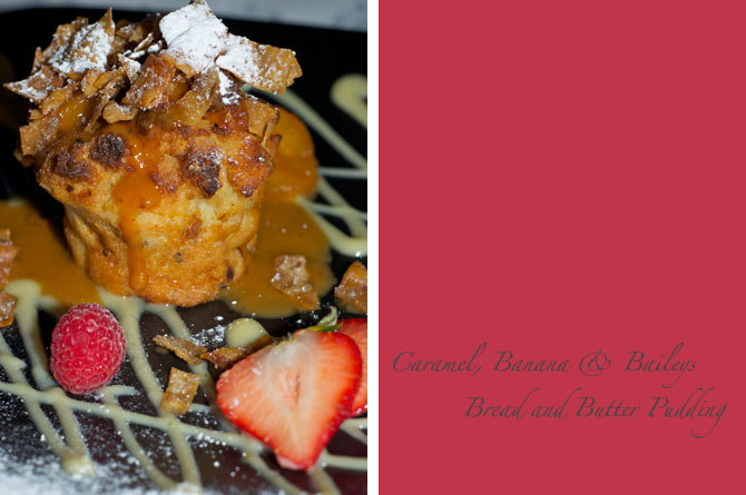 Bread and Butter Pudding at The Tides Restaurant Barbados