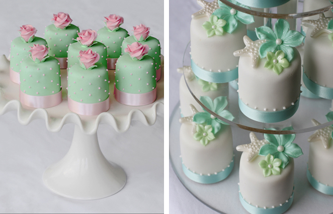 Mini Wedding Cakes Barbados by Annalise Benskin Cake Designer