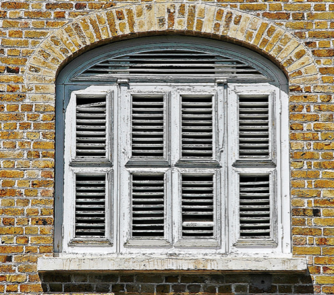 Window of the Barbados National Museum - Keith H. Clarke