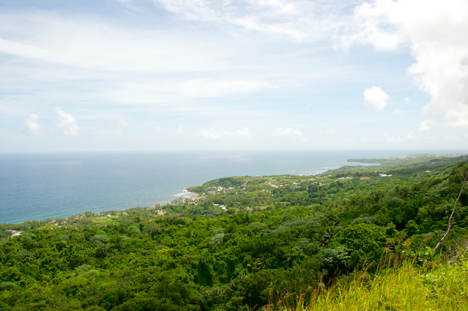 View from Edge Cliff Barbados with Island Safari