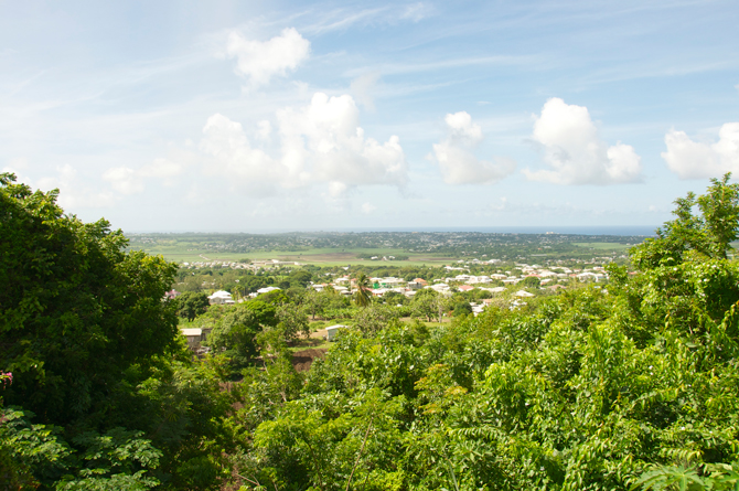 View from Gun Hill Barbados