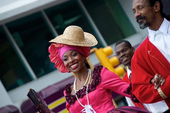 Parade at the 375th Celebration of Parliament in Barbados