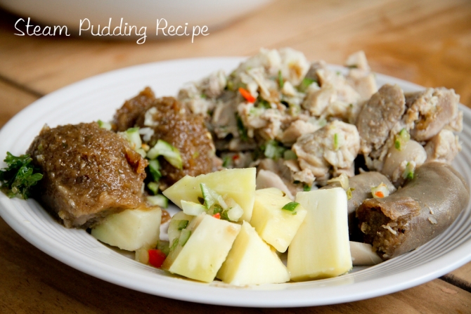 Cooking Bajan Style Steam Pudding Loop Barbados