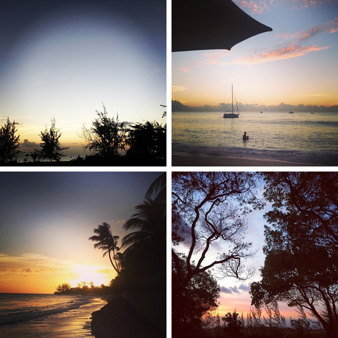 Magical Sunsets in Barbados