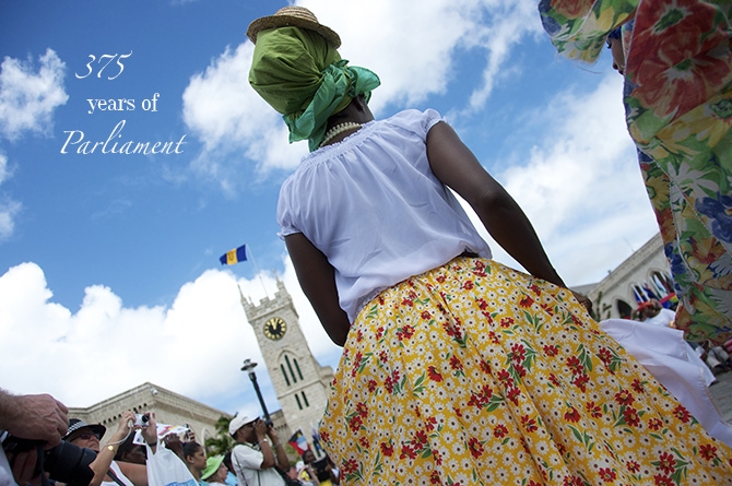 Parade at the 375th Celebration of Parliament in Barbados