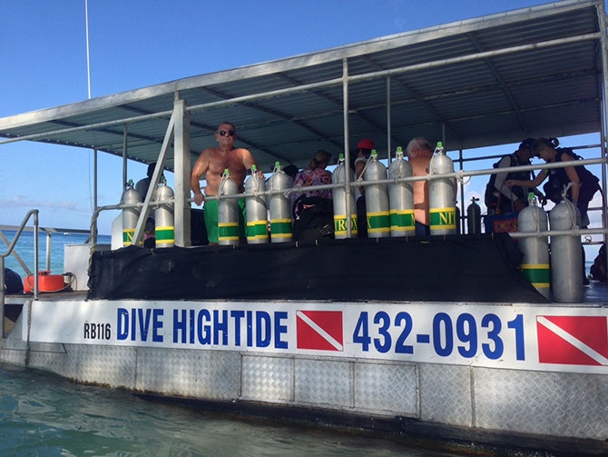 Dive Hightide Boat Barbados