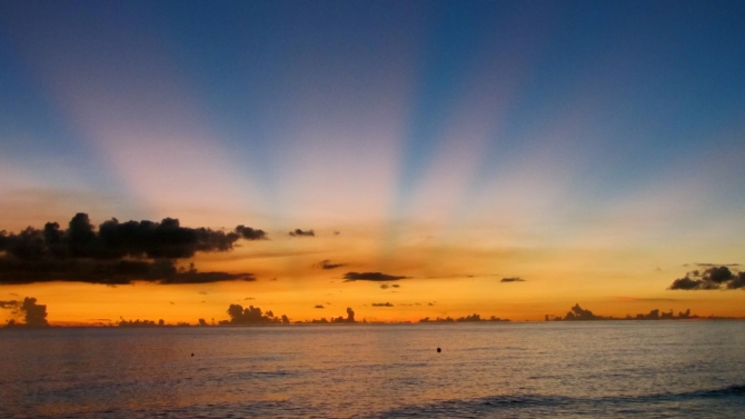 Sunset at Fresh Water Bay, Barbados