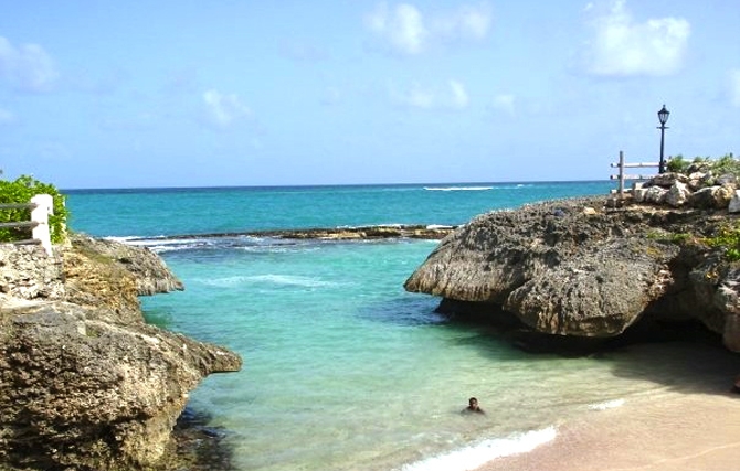 Shark's Hole Barbados (photo via Nikola Simpson)