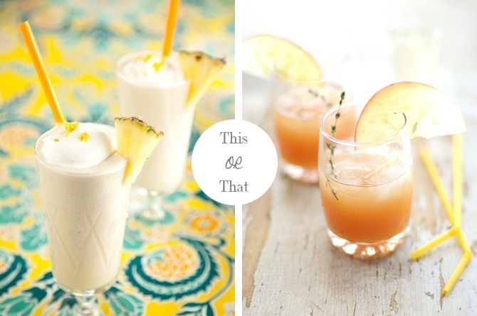 This or That: Rum Punch or Pina Colada