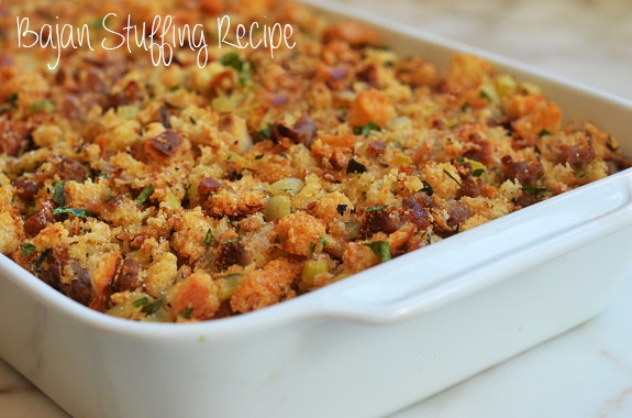 Bajan Stuffing recipe