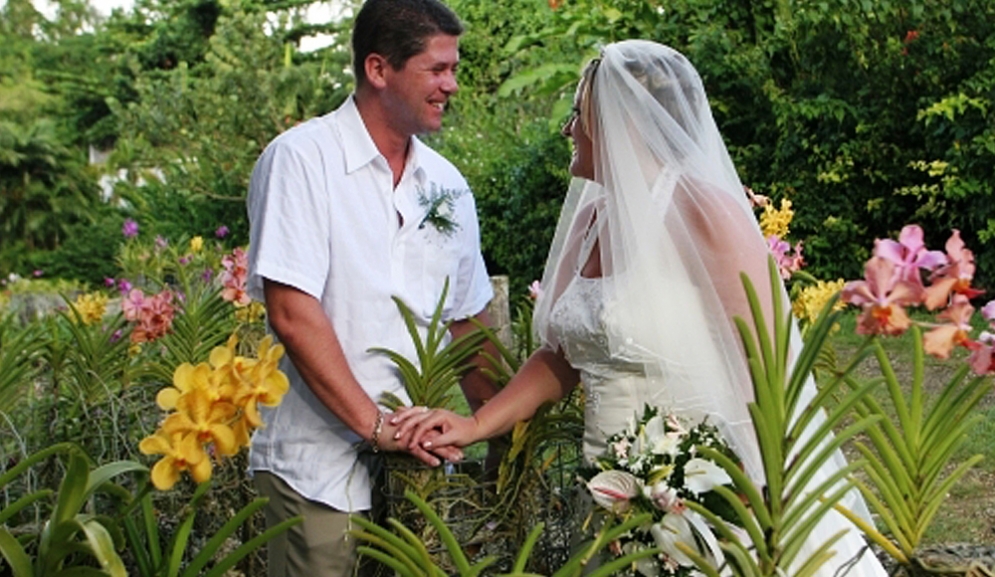 Tropical Weddings Barbados- Garden Wedding