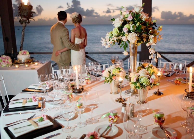Weddings By Malissa Barbados- Wedding Table Centerpiece