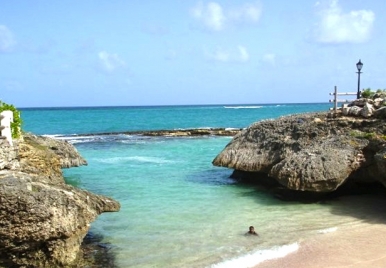 Shark's Hole Barbados (photo via Nikola Simpson)