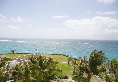 View from Ocean Front Suite at The Crane Residential Resort